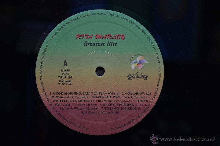 Discos de vinilo: Pack Vinilo + cd   -  RITA MARLEY - Foto 3