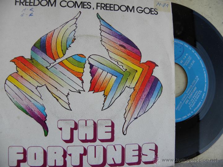 Discos de vinilo: THE FORTUNES -FREDOM COMES -SINGLE 1971 - Foto 1