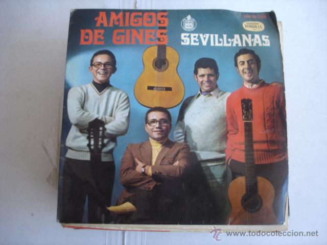 Discos de vinilo: AMIGOS DE GINES   SEVILLANAS  EP - Foto 1