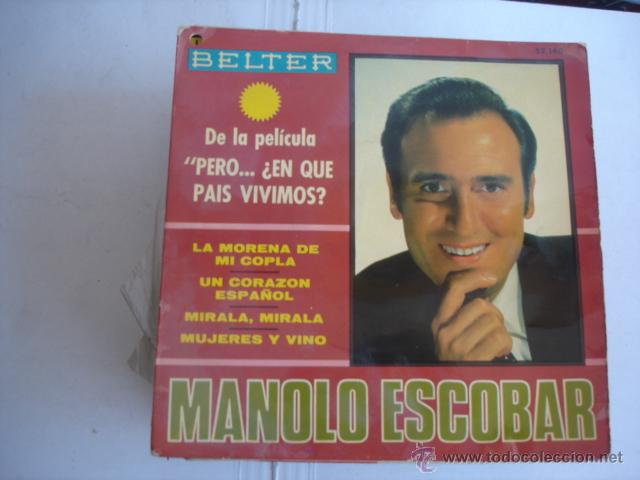 Discos de vinilo: Manolo Escobar    La Morena De Mi Copla - Foto 1