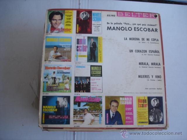 manolo escobar la morena de mi copla - Compra venta en todocoleccion