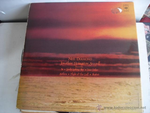 Discos de vinilo: NEIL DIAMOND JONATHAN LIVINGSTON SEAGULL BSO GATEFOLD - Foto 3