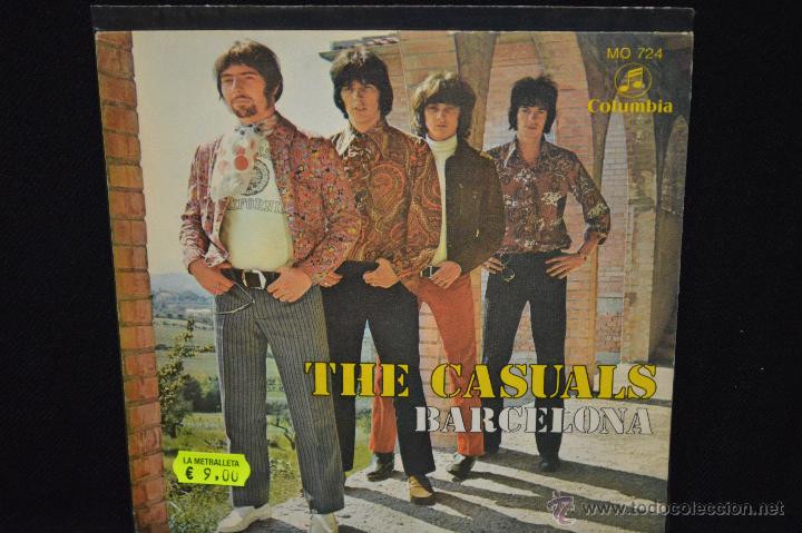 Discos de vinilo: THE CASUALS - BARCELONA + 1 - SINGLE - Foto 1
