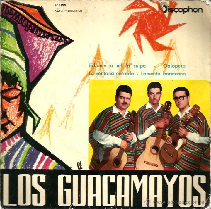 Discos de vinilo: EP LOS GUACAMAYOS : GALOPERA + 3 - Foto 1
