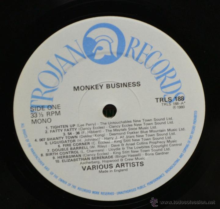 Discos de vinilo: MONKEY BUSINESS - Foto 3