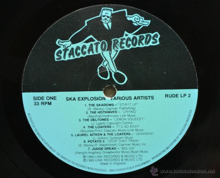 Discos de vinilo: SKA EXPLOSION 1989  MADE IN ENGLAND - Foto 3
