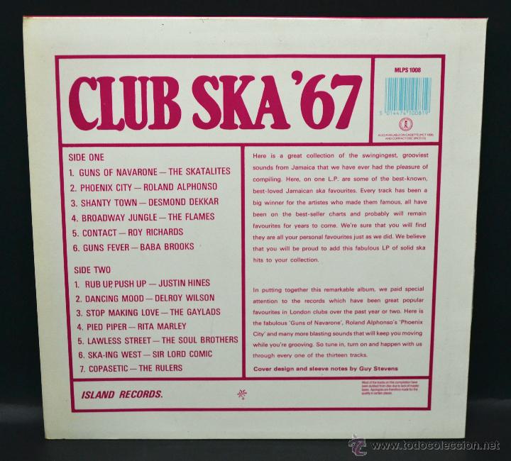 Discos de vinilo: Vinilo - CLUB SKA 67 - Foto 2