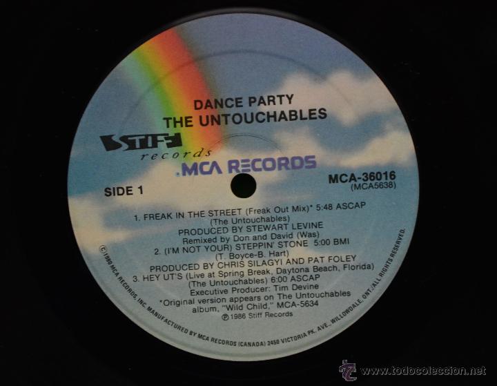 Discos de vinilo: vinilo ska - THE UNTOUCHABLES  -  DANCE PARTY - Foto 3
