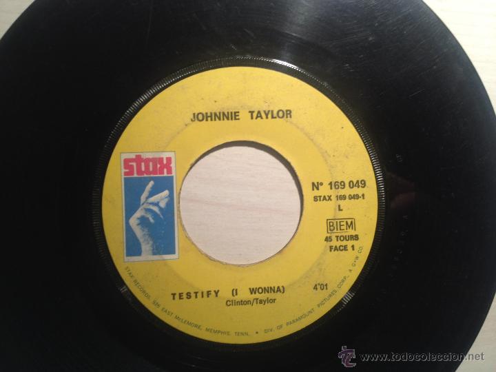 Discos de vinilo: JOHNNIE TAYLOR - TESTIFY - STAX -1969 - FRANCIA - Foto 3