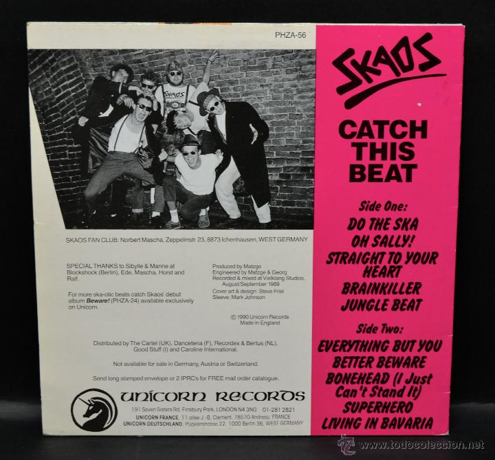 Discos de vinilo: Vinilo SKA -  SKAOS  -  CATCH THIS BEAT - Foto 2