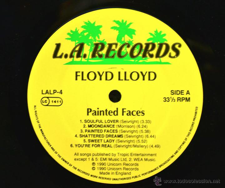 Discos de vinilo: FLOYD LLOYD  -  PAINTED FACES - Foto 3