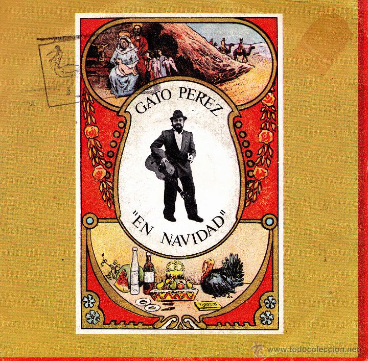 Vinyl records: GATO PEREZ-EN NAVIDAD + GARROTIN DEL TRANSITO SINGLE VINILO 1981 SPAIN