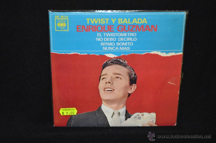 Discos de vinilo: ENRIQUE GUZMAN - TWIST Y BALADA - EP - Foto 1