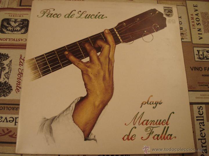 Discos de vinilo: PACO DE LUCIA - PLAYS MANUEL DE FALLA 1978 - HOLANDA - Foto 1