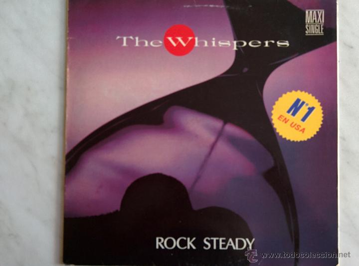 Discos de vinilo: THE WHISPERS. ROCK STEADY. MAXI. - Foto 1