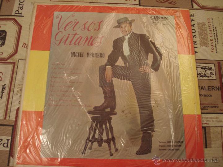 Discos de vinilo: MIGUEL HERRERO - VERSOS GITANOS - Foto 1