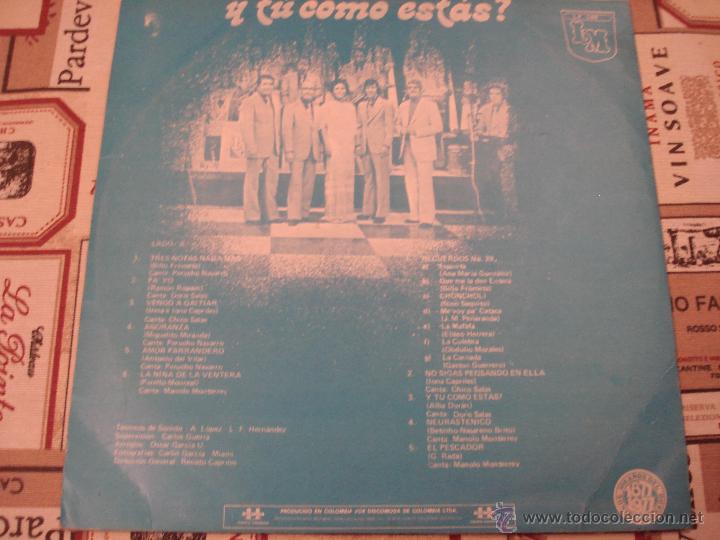 Discos de vinilo: LOS MELODICOS - Y TU COMO ESTAS? - Foto 2