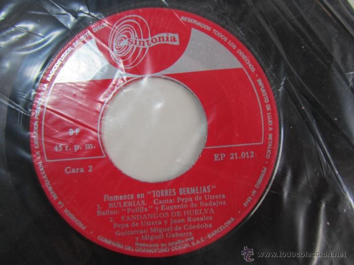 Discos de vinilo: 2 singles vinilo Torres Bermejas iguales - Foto 6