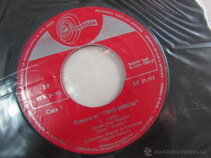 Discos de vinilo: 2 singles vinilo Torres Bermejas iguales - Foto 7