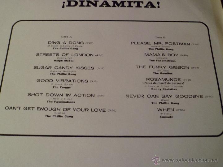 Discos de vinilo: LP - &iexcl;DINAMITA! - &Eacute;xitos - Belter 23.076 (1975) - Foto 2
