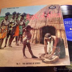 Discos de vinilo: MUSIC OF AFRICA (Nº 5 THE GUITARS OF AFRICA) LP 10 INCH DECCA 1952 (EX+/EX+) (VIN13)