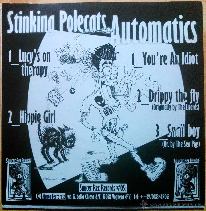Discos de vinilo: AUTOMATICS VS STINKING POLECATS - LUCYS ON THERAPY - EP - Foto 2