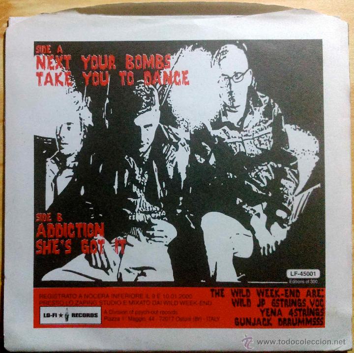 Discos de vinilo: THE WILD WEEK-END - NEXT YOUR BOMBS - EP - Foto 2