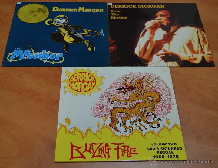 Discos de vinilo: PACK ESPECIAL 3 - DERRICK MORGAN - SKA REGGAE - Foto 1