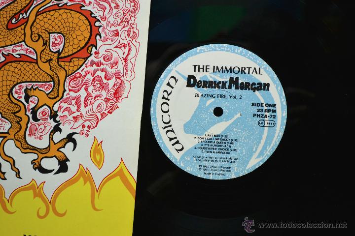Discos de vinilo: PACK ESPECIAL 3 - DERRICK MORGAN - SKA REGGAE - Foto 4