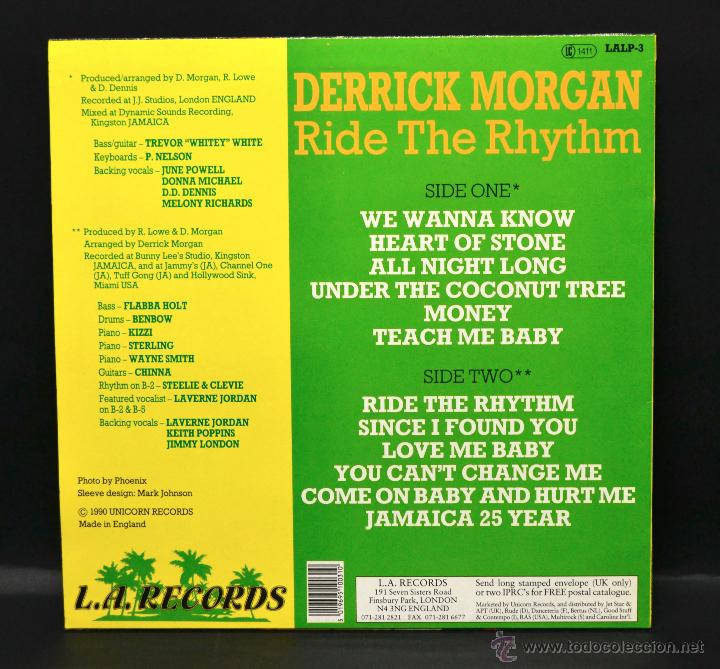 Discos de vinilo: PACK ESPECIAL 3 - DERRICK MORGAN - SKA REGGAE - Foto 8