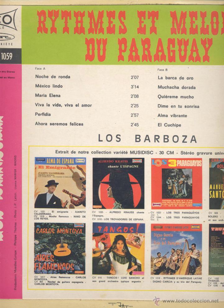 Discos de vinilo: LOS BARBOZA - Foto 2
