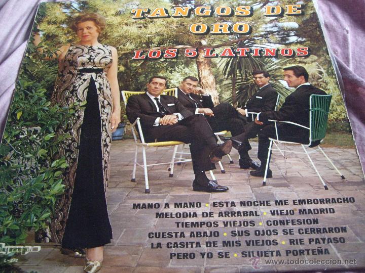 Discos de vinilo: LOS 5 LATINOS-TANGOS DE ORO - Foto 1