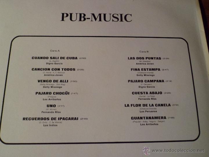Discos de vinilo: PUB - MUSIC / LP / Belter - 1974 - Foto 2