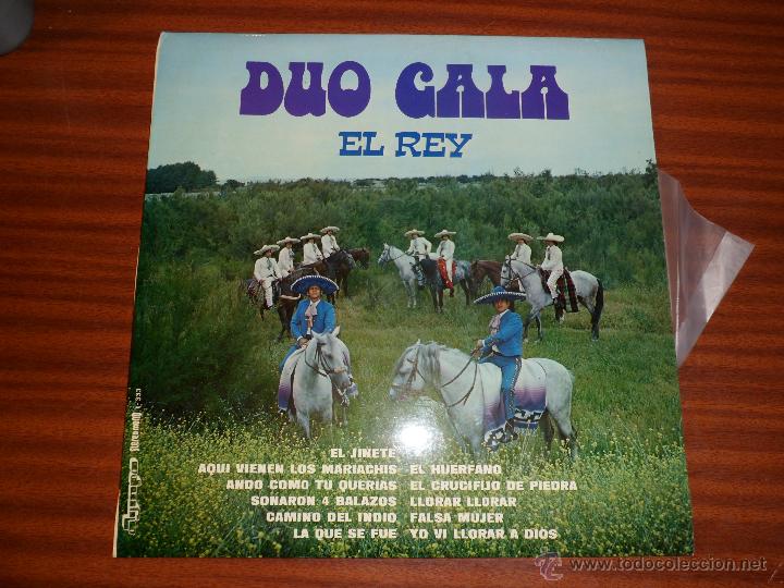 Discos de vinilo: LP - DUO GALA - EL REY - 1975 - Sin uso. - Foto 1