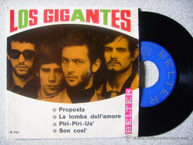 Discos de vinilo: LOS GIGANTES.PROPOSTA + 3 - Foto 1