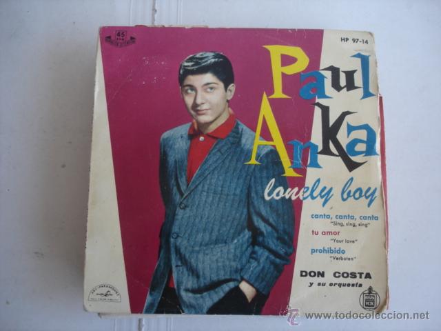 Discos de vinilo: Paul Anka     Lonely Boy - Foto 1