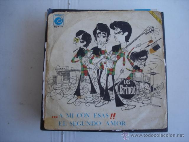 Discos de vinilo: Los Brincos     A M&iacute; Con Esas  / El Segundo Amor - Foto 2