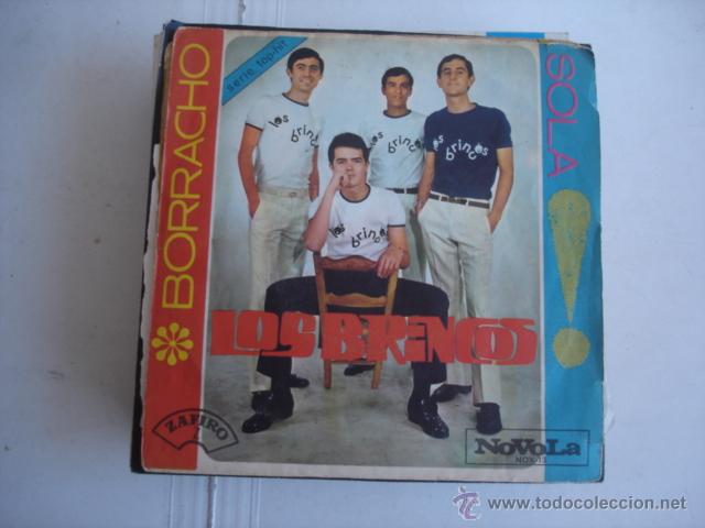 Discos de vinilo: Los Brincos    Borracho / Sola - Foto 1