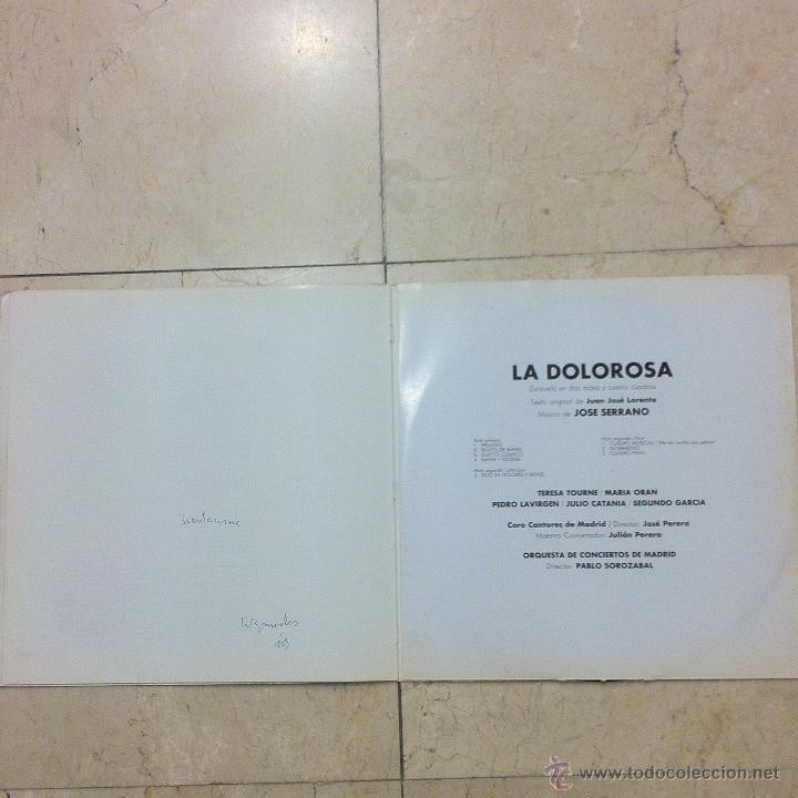 Discos de vinilo: JOS&Eacute; SERRANO - LA DOLOROSA - HISPAVOX 1966 - VINILO Y LIBRETO. - Foto 5