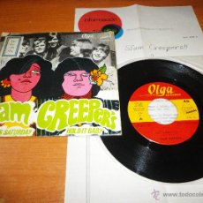 Discos de vinilo: SLAM CREEPER´S IT´S SATURDAY / HOLD IT BABY SINGLE VINILO PROMO CON HOJA DE PRENSA 1968 OLGA RECORDS. Lote 46579383