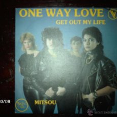Discos de vinilo: MITSOU - ONE WAY LOVE + GET OUT MY LIFE . Lote 46582661