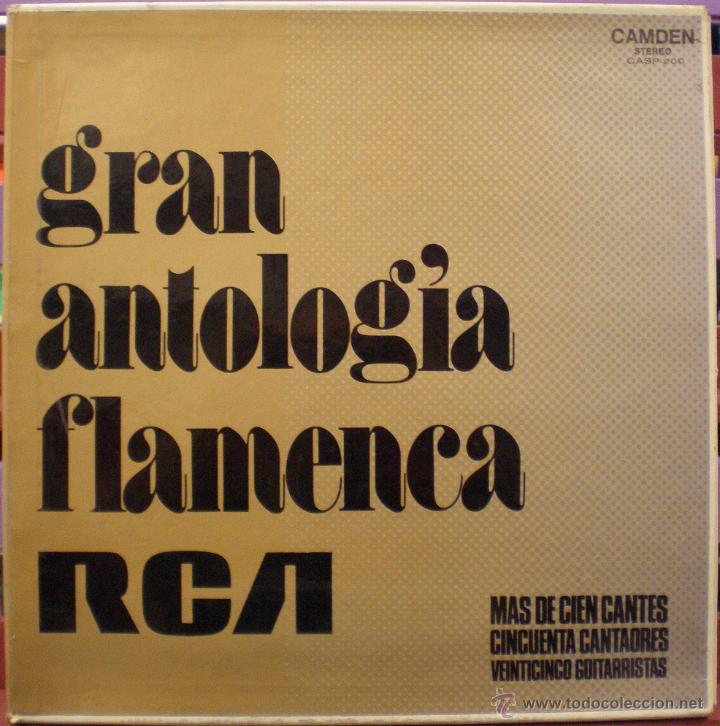 Discos de vinilo: Gran Antolog&iacute;a Flamenca RCA - 7 LPs