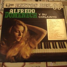 Discos de vinilo: ALFREDO DOMENECH Y SU CONJUNTO - EXITOS DEL 66. Lote 46591380
