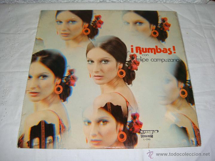 Discos de vinilo: LP. Rumbas con Felipe Campuzano. - Foto 1