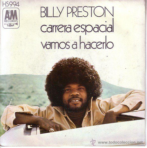Discos de vinilo: Billy Preston - Space Race (Carrera Espacial) (Single) - Foto 1