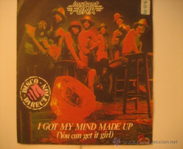 Discos de vinilo: Instant Funk - I Got My Mind Made Up (Single) - Foto 1