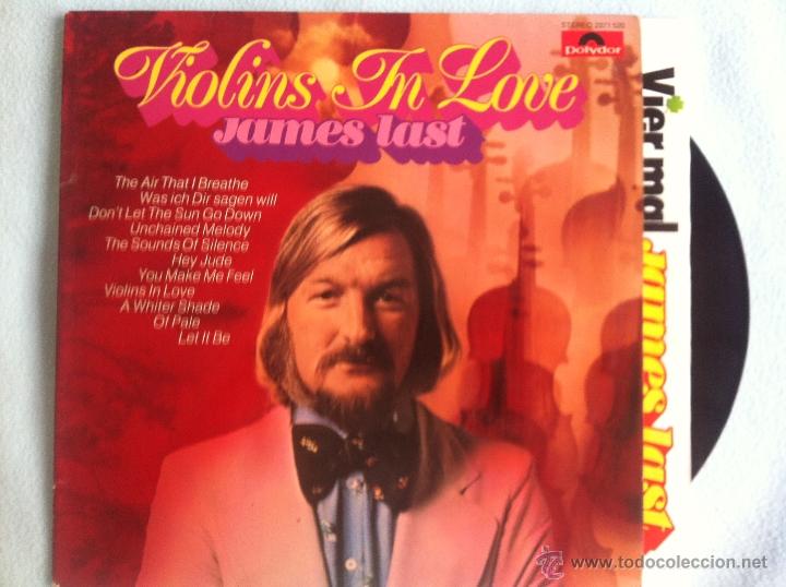 Discos de vinilo: LP JAMES LAST-VIOLINS IN LOVE - Foto 1
