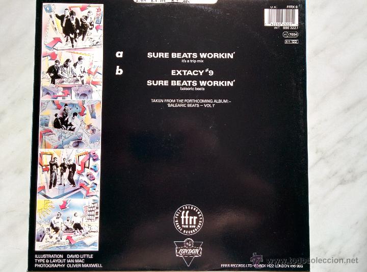 Discos de vinilo: BEATS WORKIN. SURE BEATS WORKIN. MAXI. - Foto 2