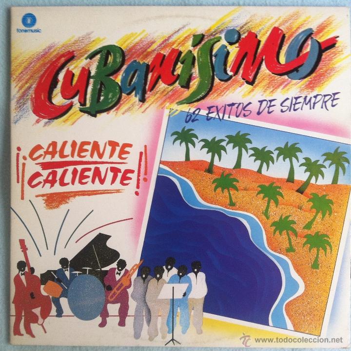 Discos de vinilo: LP DOBLE-CUBANISIMO-CALIENTE CALIENTE - Foto 1