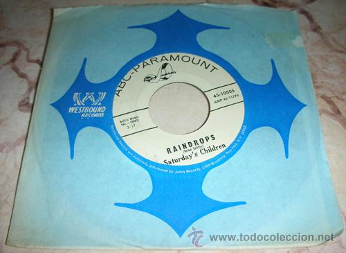 Discos de vinilo: SATURDAYS CHILDREN - CRY WIND / RAINDROPS - SINGLE USA - Foto 1